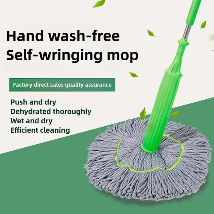 Self-twisting Water Rotating Mop